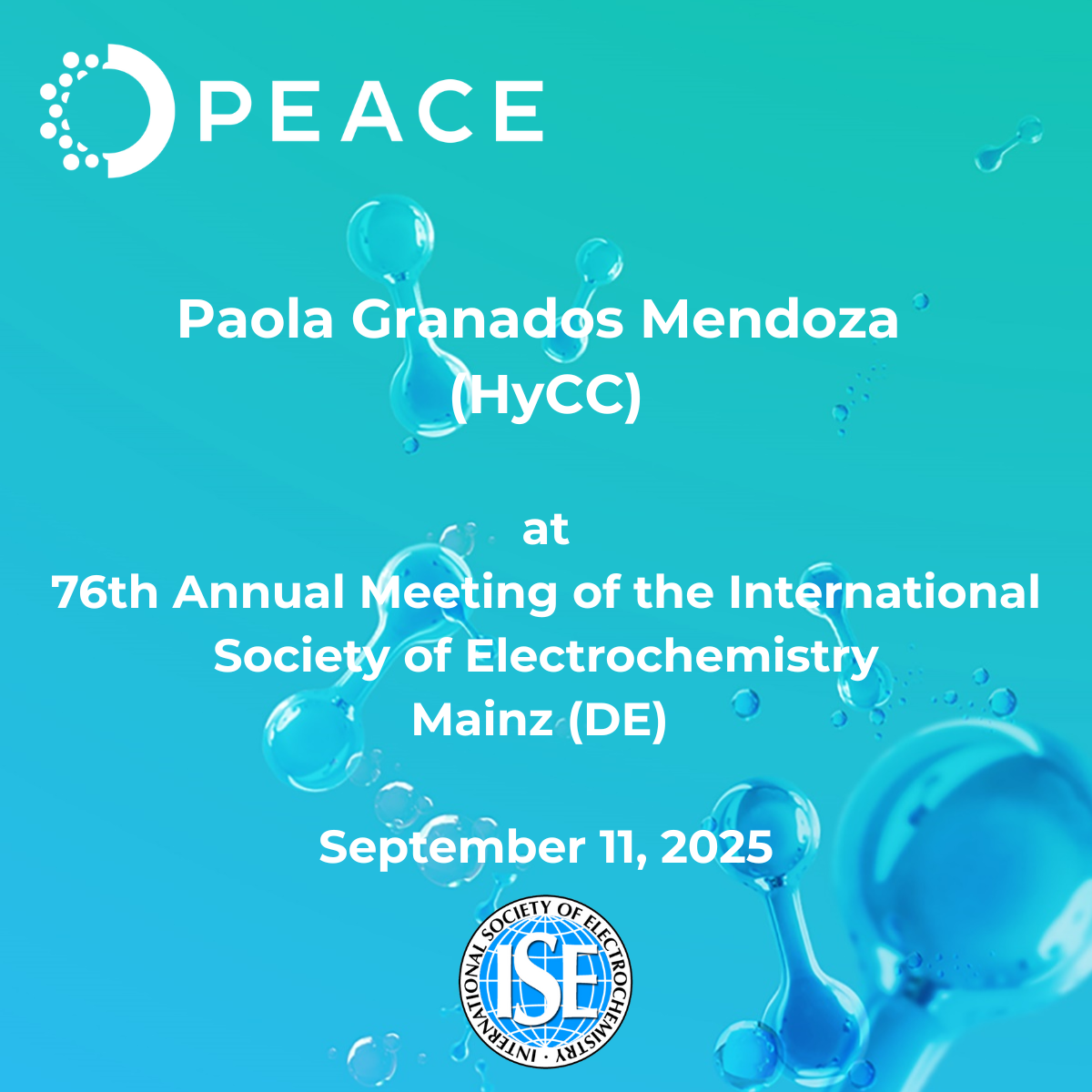 PEACE Project at ISE 2025 in Mainz, September 2025